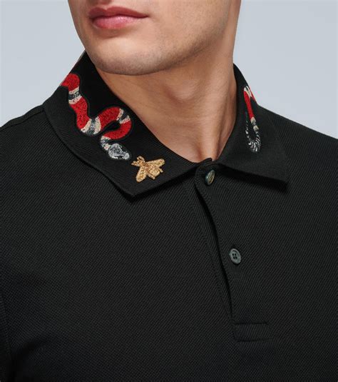 gucci collar snake|gucci polo snake collar.